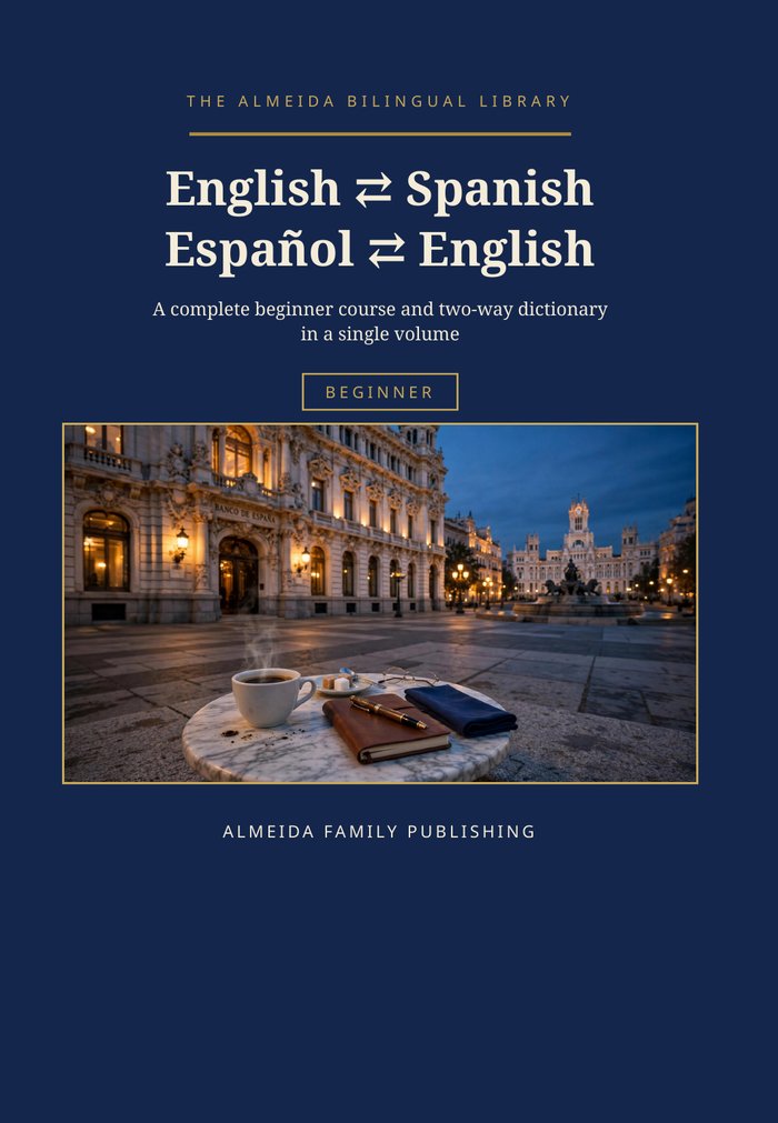 Cover of English to Spanish, Español to English — Beginner